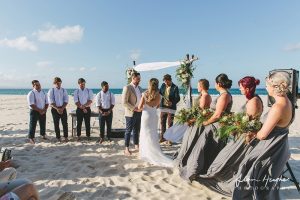 noosa beach ceremony bridal party photographer sunshine coast